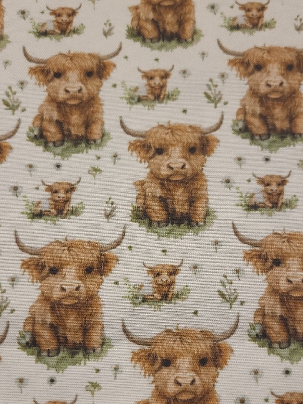 Highland Cows - Fat Quarters - 7 pieces - Picture 6 of 9